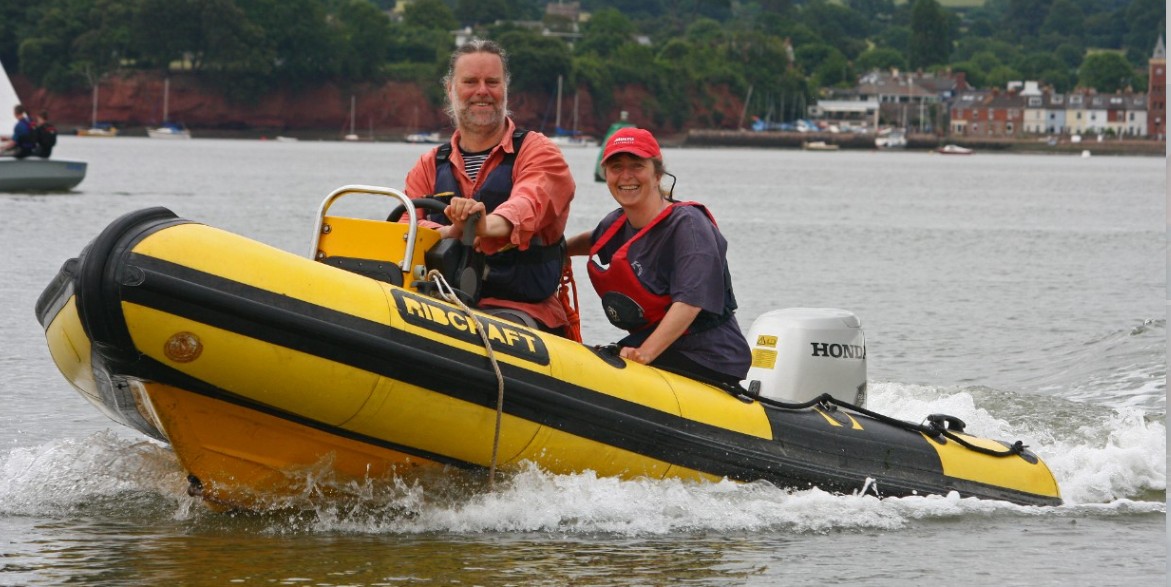 An SYC safety boat