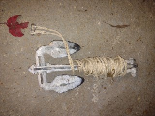 Stockless anchor