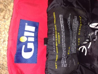 Gill trouser label