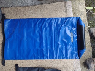 Blue dry bag