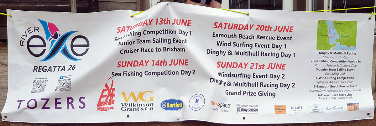 Entries now open for Exe Regatta Dinghy and Multihull Racing