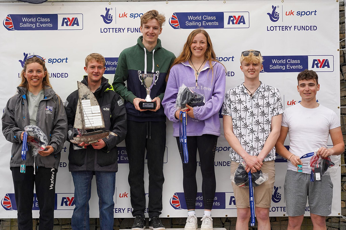 Prizewinners' podium