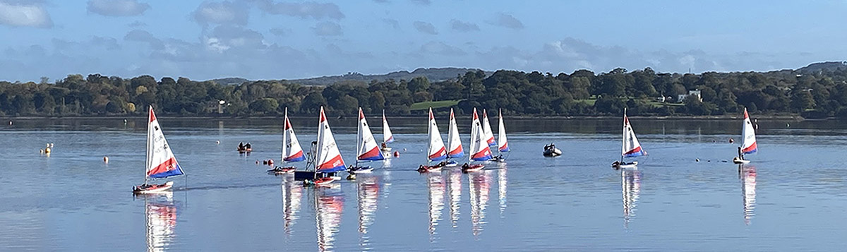 Topper fleet on the Exe - panorama